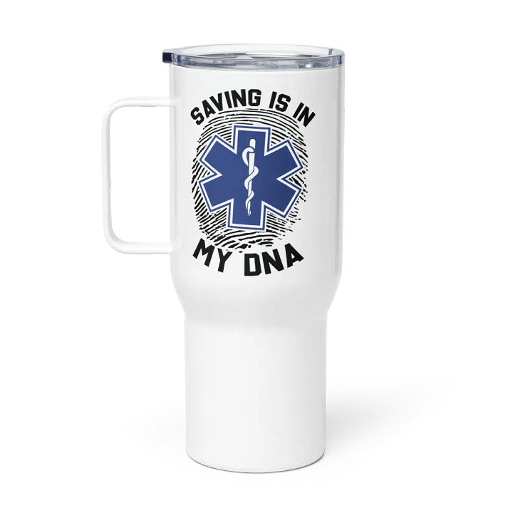 Saving Is In My DNA - Travel Mug w/ Handle product image (1)