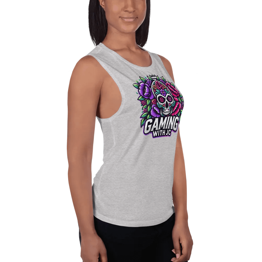 Skull Flower Womans Tank-Top product image (51)