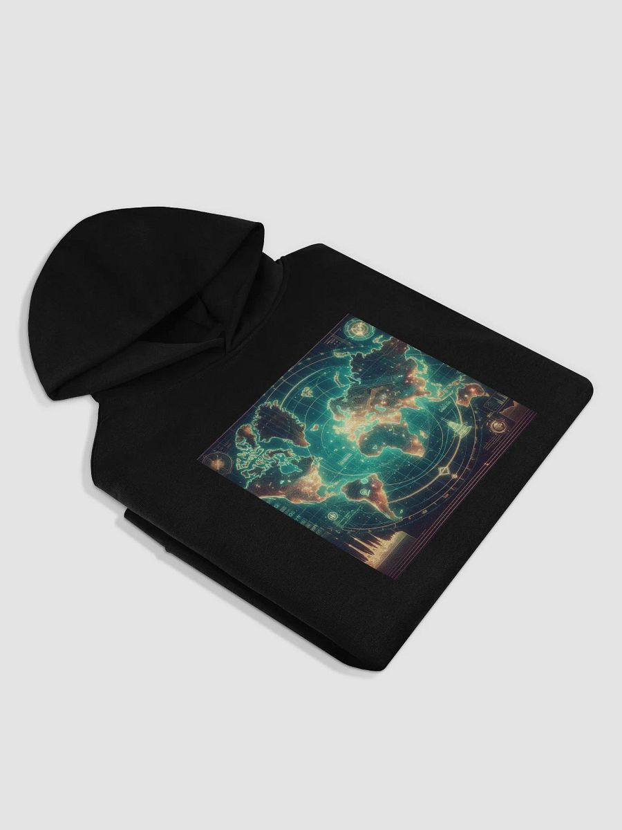 Digital World Map Futuristic Hoodie product image (3)