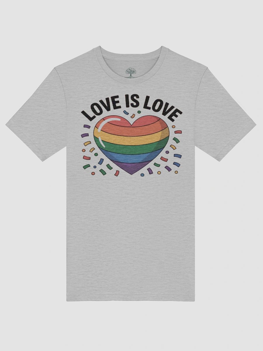 Unisex Supersoft 'Love is Love' Rainbow Heart T-Shirt - Pride Collection | Graphic Grove product image (89)