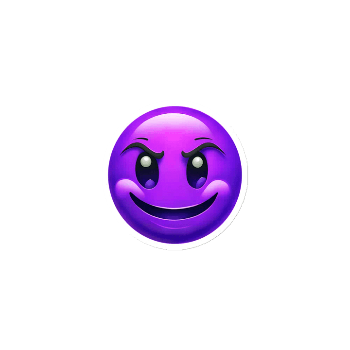 Channel Emote Magnet: Evil Smile product image (1)