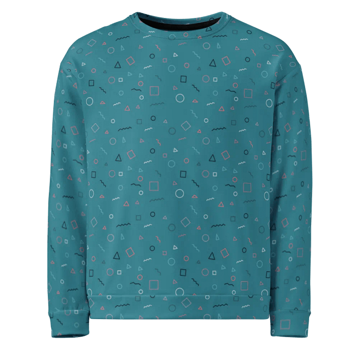 Turquoise Shapes Shirt product image (1)