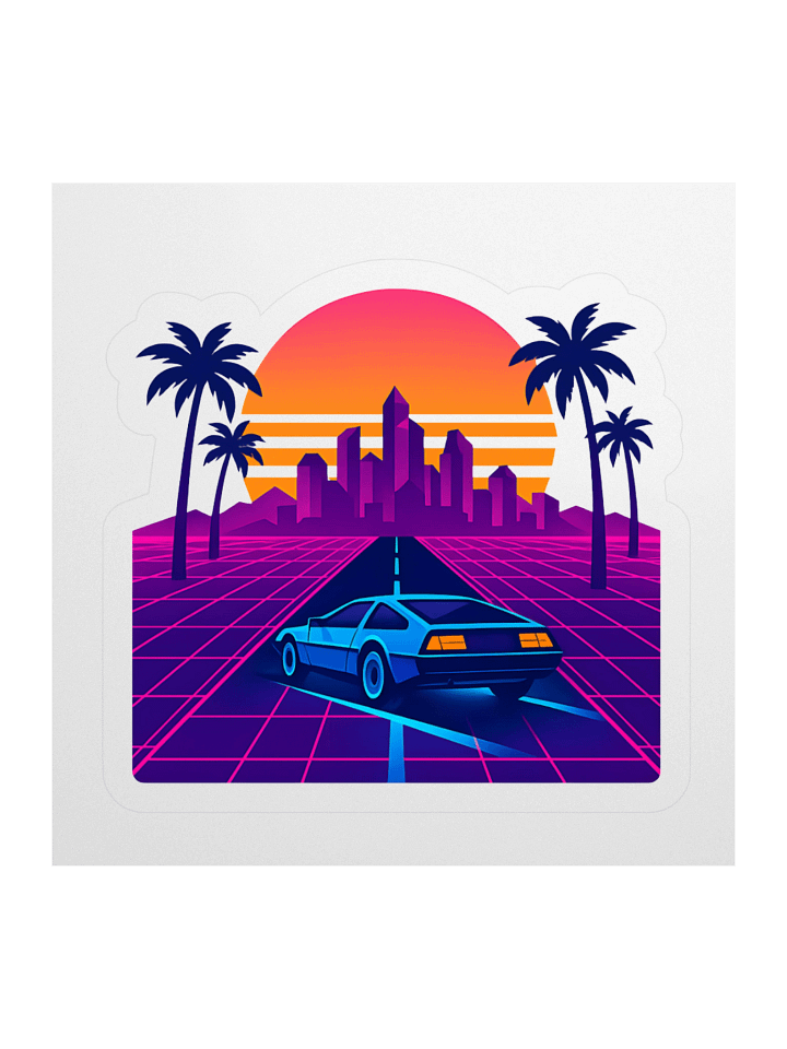Sunset Drive Vinyl Stickers product image (1)