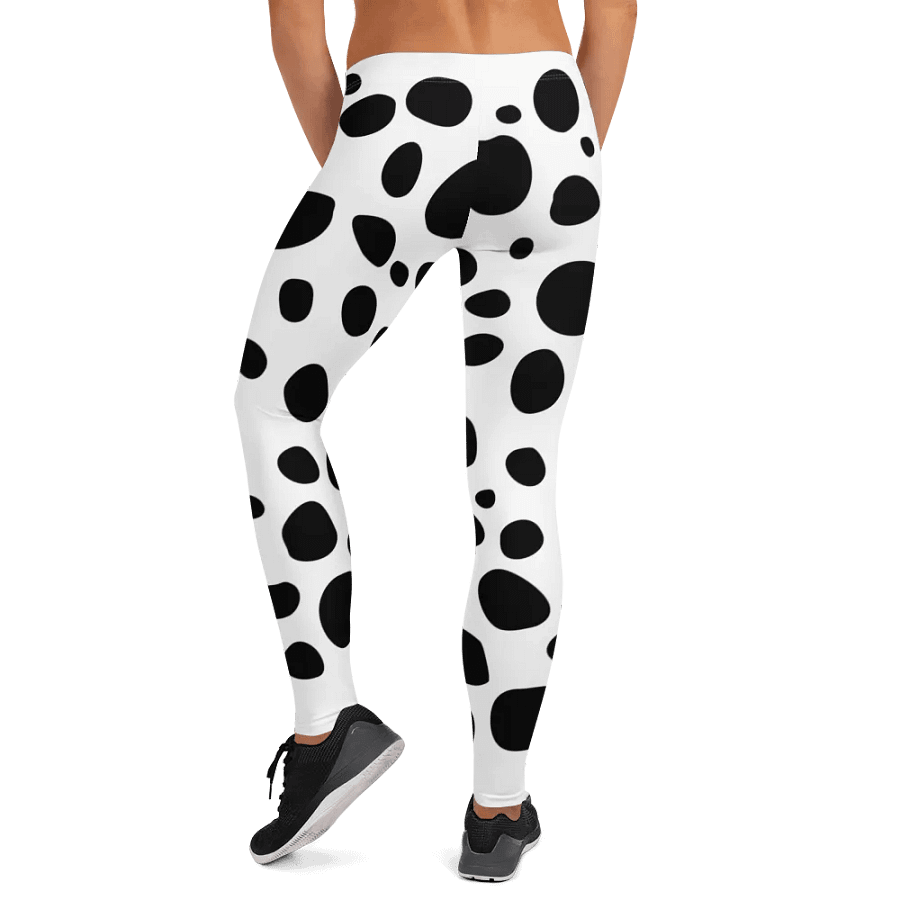 Dalmation Print Leggings – Soft, Stretchy, and Comfortable with Customizable Surface product image (12)