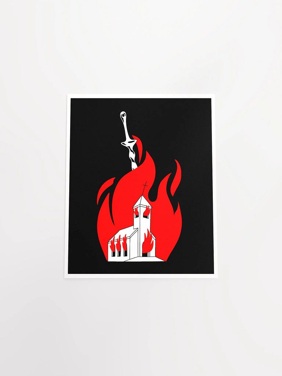 Bonfire Church 8x10 Print product image (4)