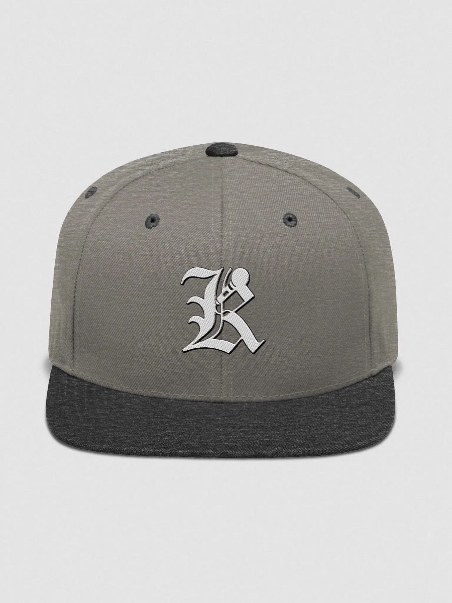 Knarly Era Embroidered Snapback (Heather Gray/Black) product image (1)