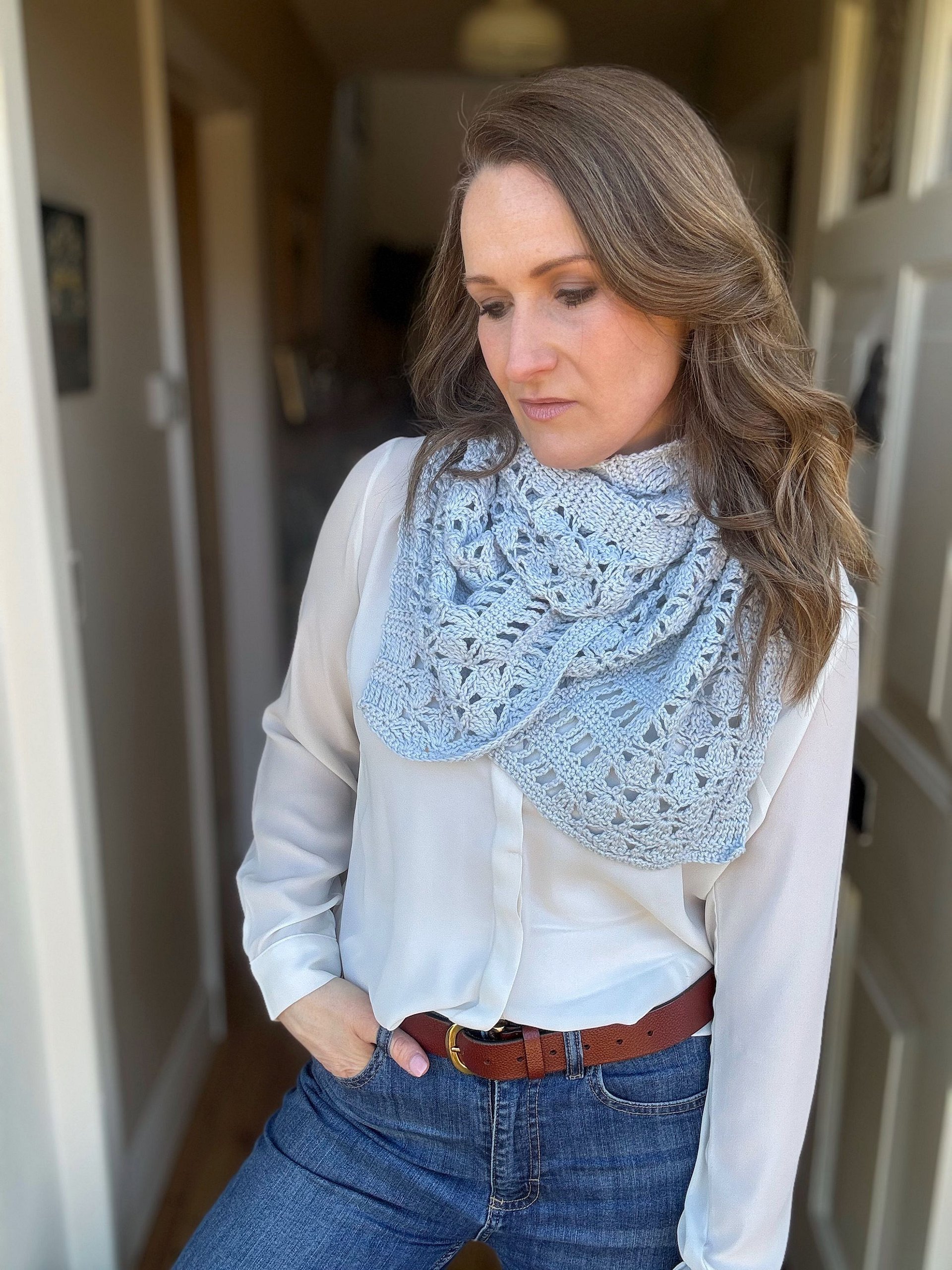 Evelyn Lace Crochet Wrap Pattern PDF product image (2)