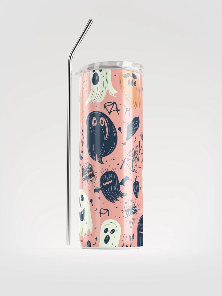 Spooky Pink Stainless Steel Tumbler product image (1)