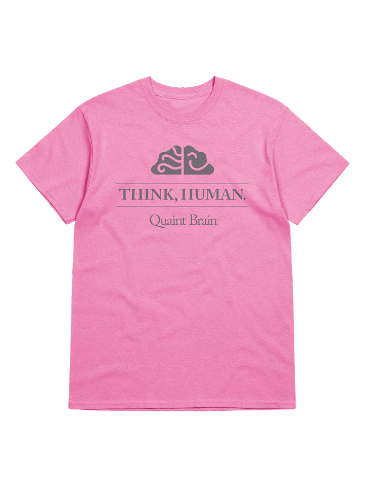 Quaint Brain™ Think, Human Heavyweight Cotton Tee product image (1)