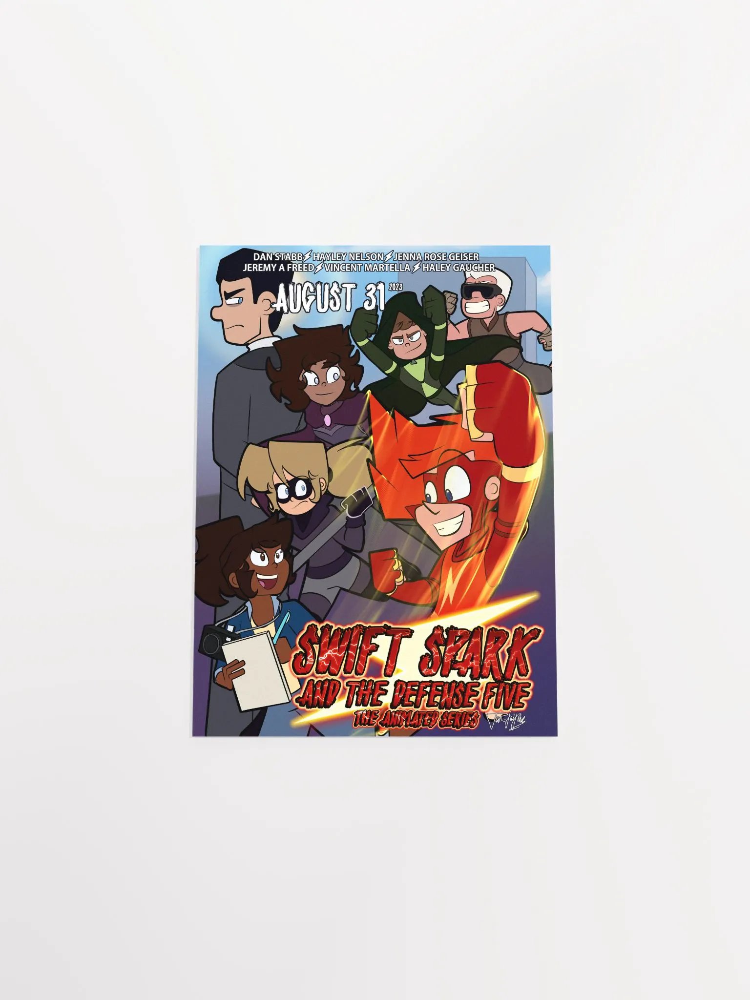 Swift Spark and the Defense Five: Pilot Part One Poster product image (14)
