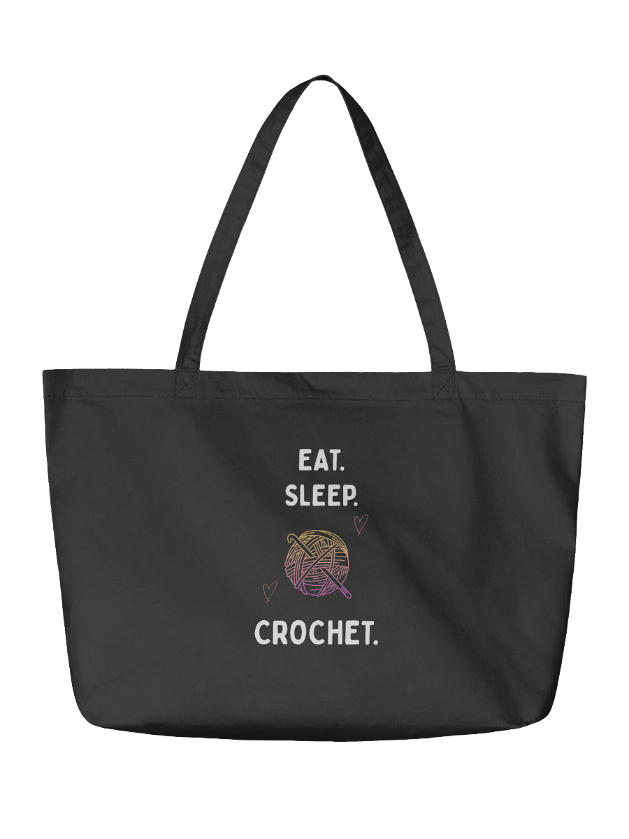 Eat Sleep Crochet Tote product image (2)