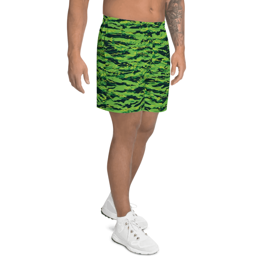 Green Camo Athletic Shorts product image (9)