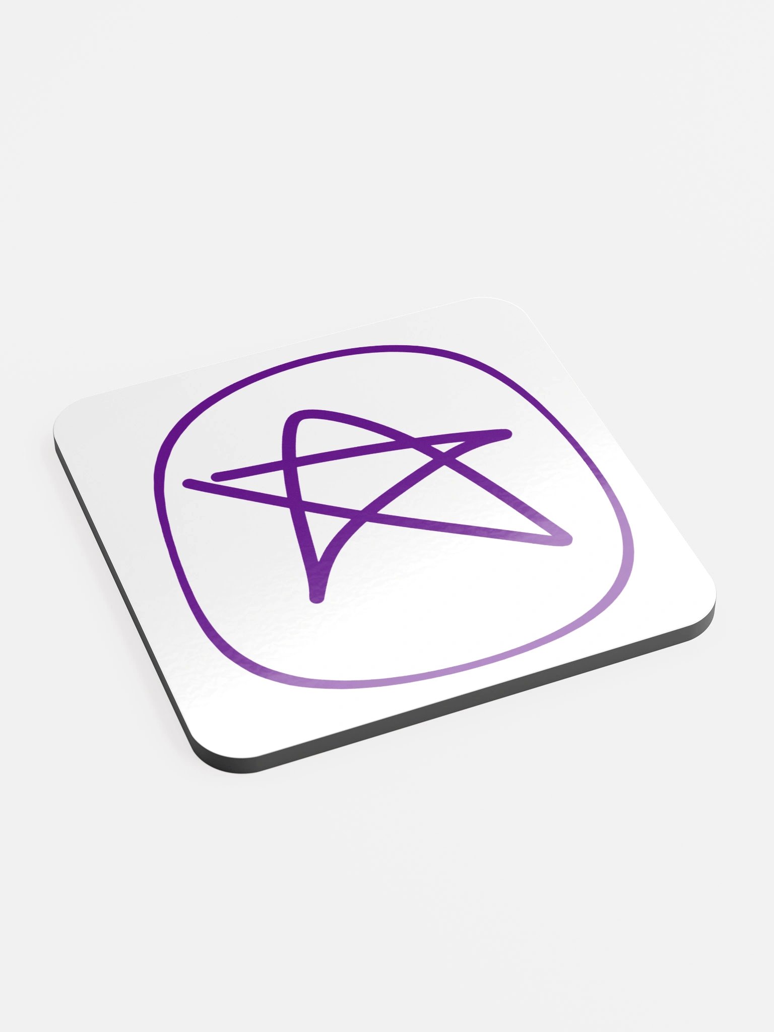 Starry Glossed Cork Coaster product image (2)