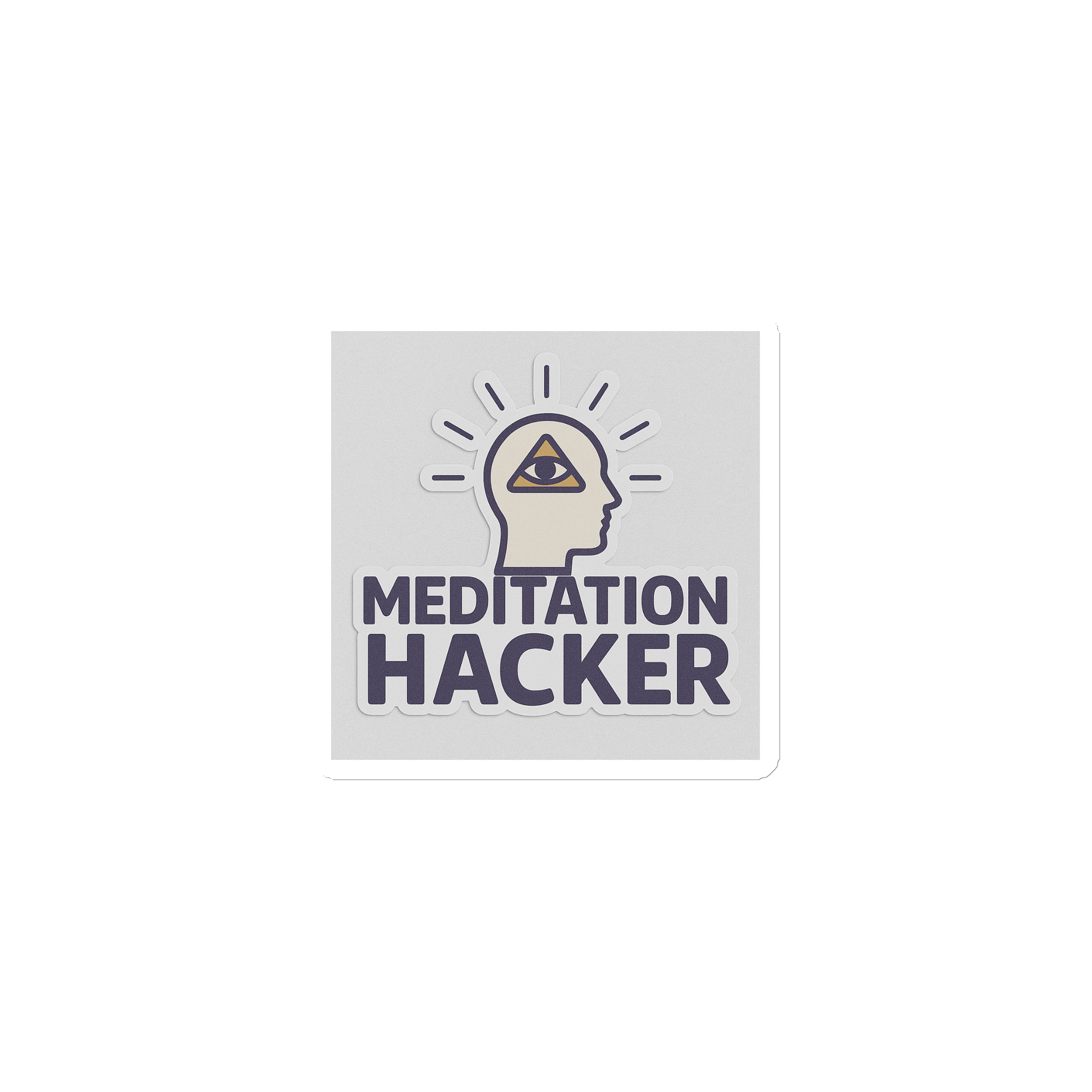 MEDITATION HACKER — Cognitive Calm Magnet product image (1)