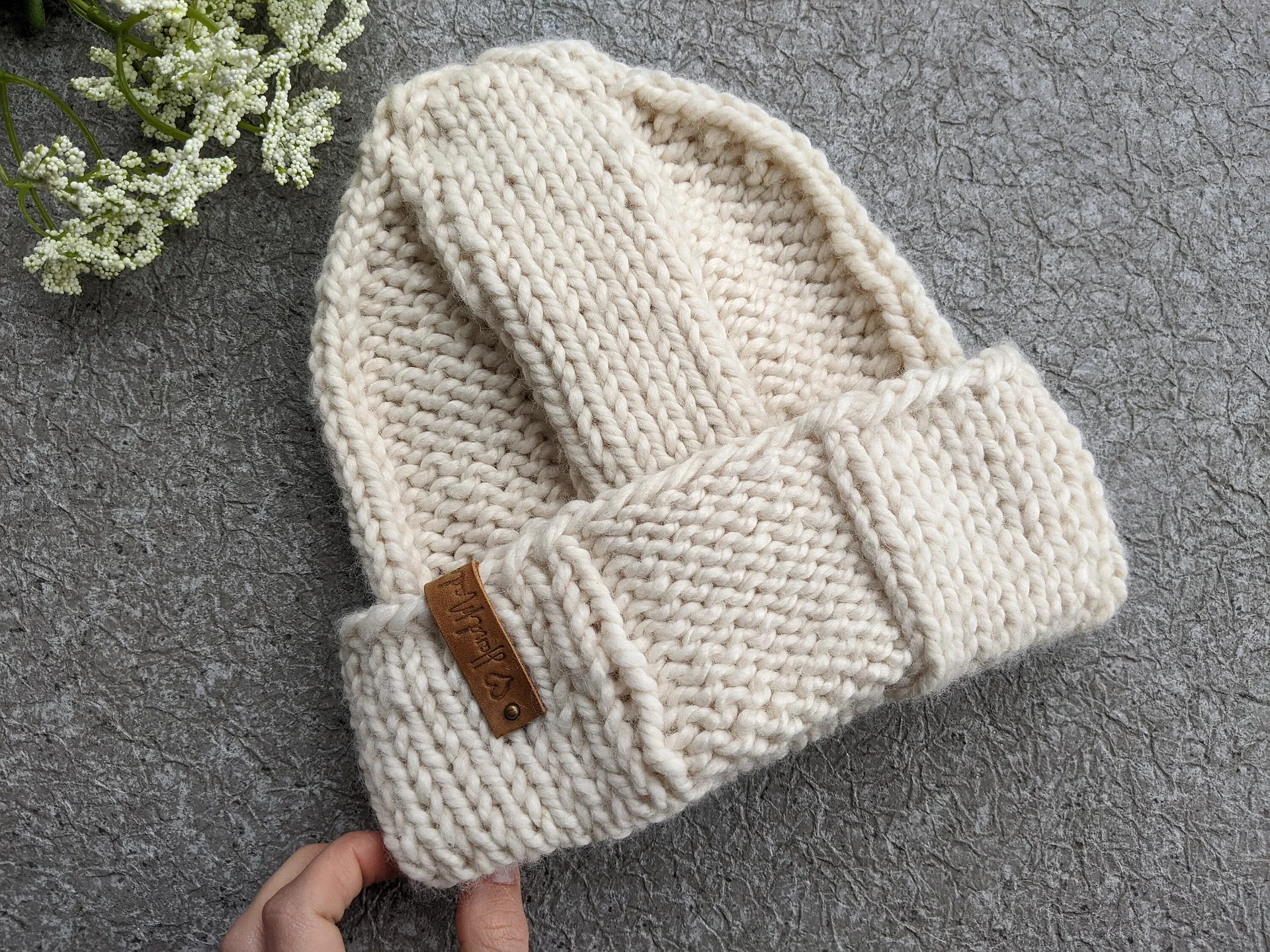 Knit Wool Ease Thick & Quick Hat Pattern product image (8)