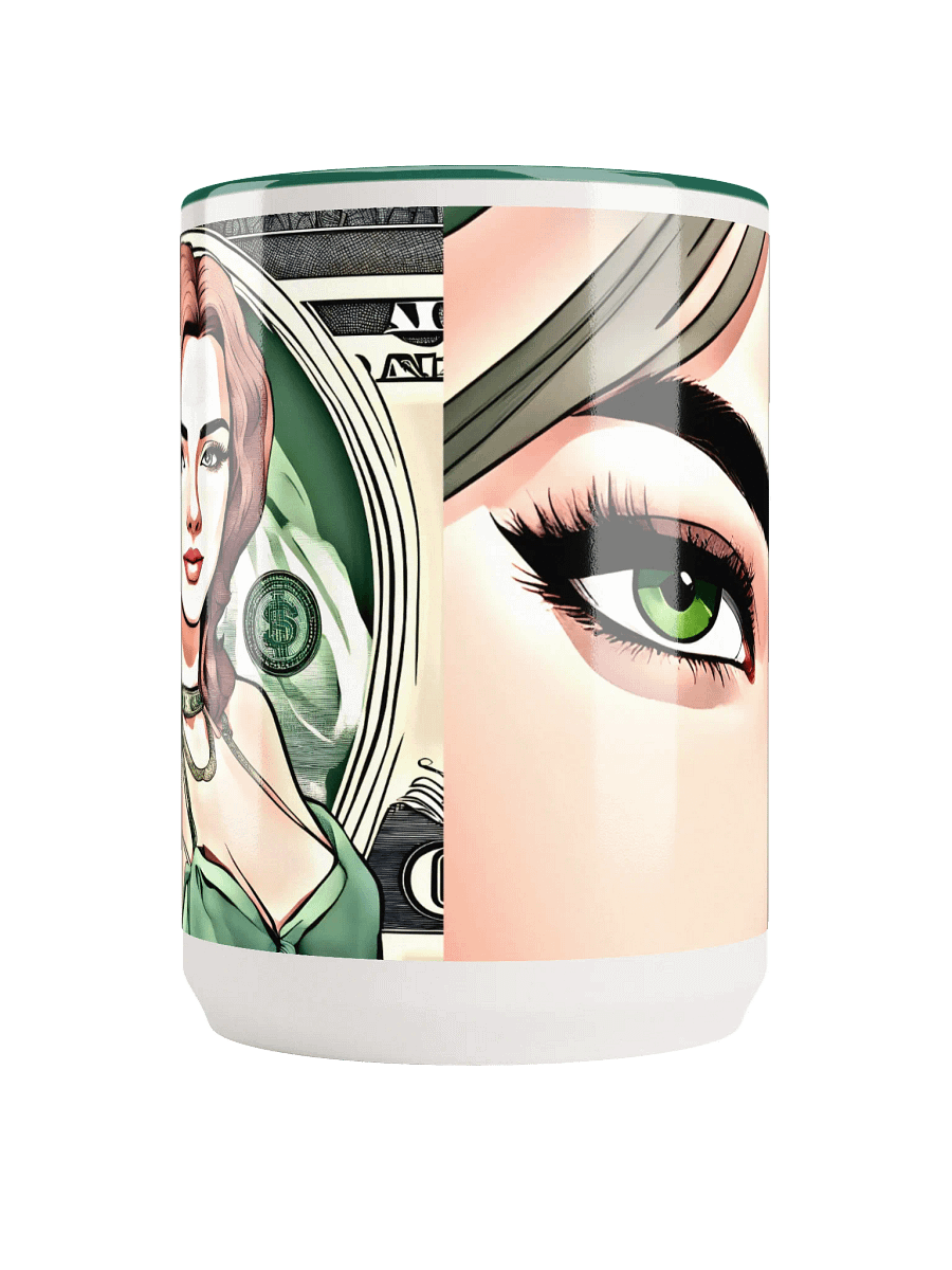 TopFrag™ -=Dollar Bill=- Ceramic Mug with Color Inside product image (5)