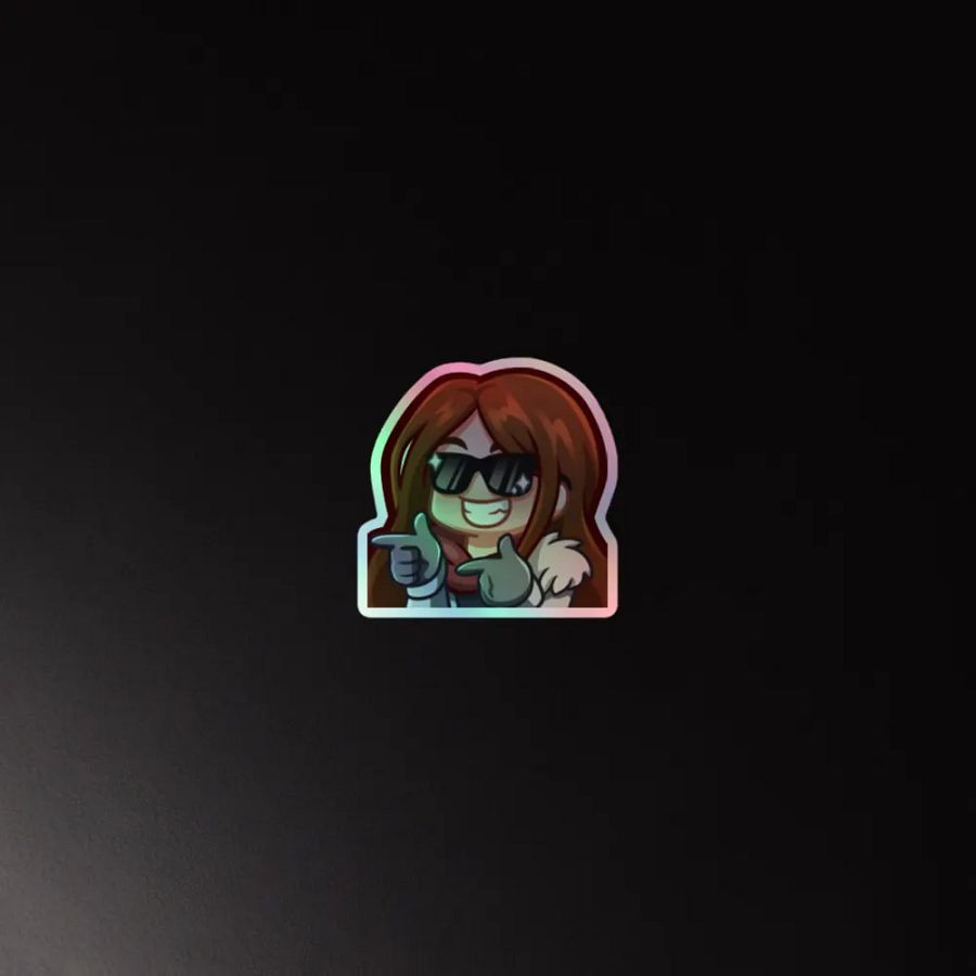KC Finger Guns Holo Sticker product image (2)
