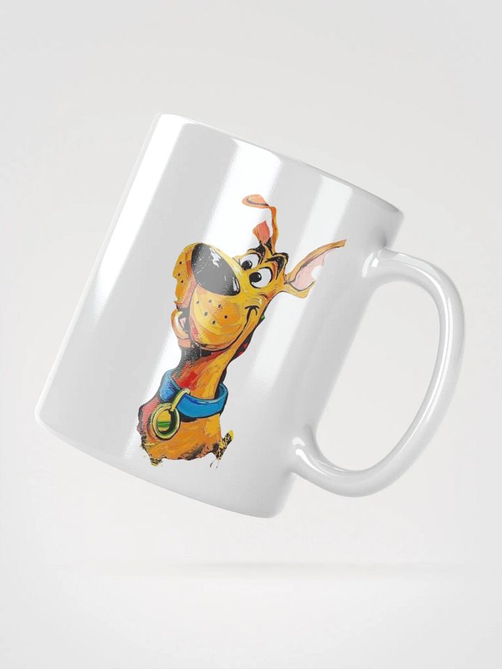 Cheerful Dog Scooby Doo Trio White Glossy Mug product image (5)