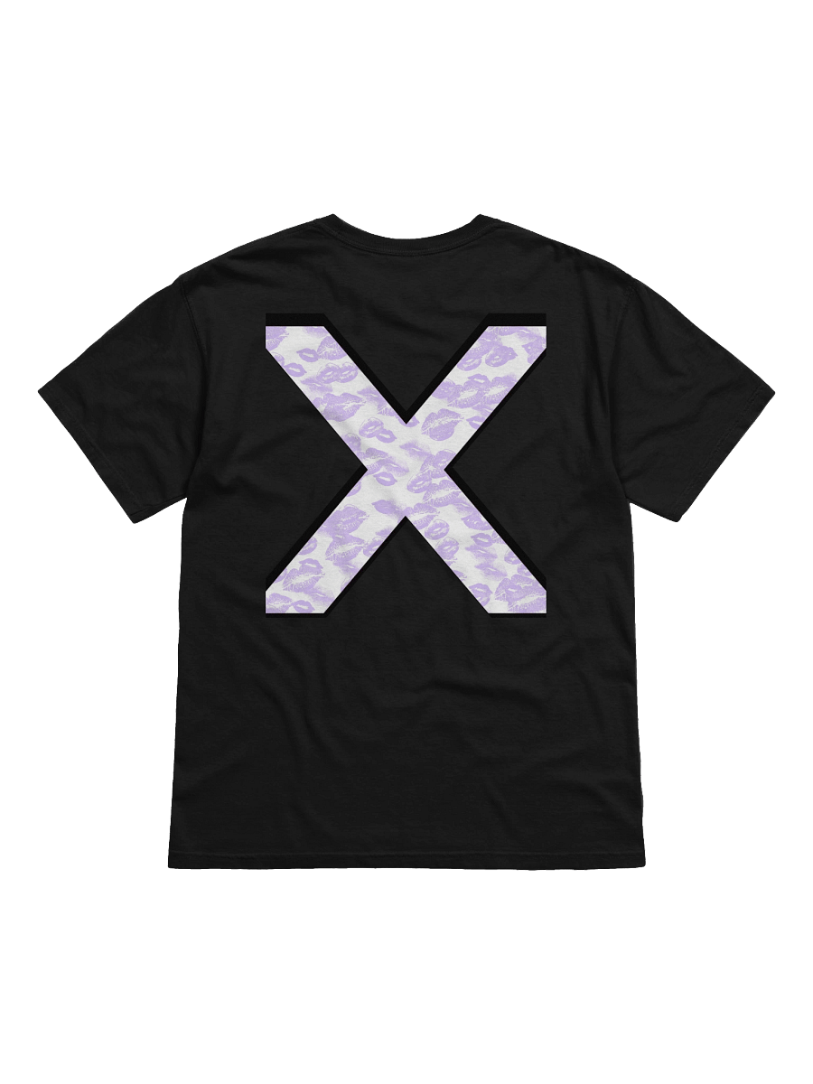 White X Lilac Lipstick Kisses | Shirt product image (1)