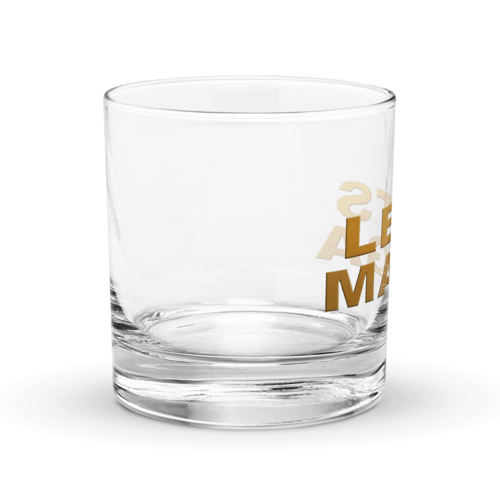 Golden 'LETS MAGA' Rocks Glass product image (7)