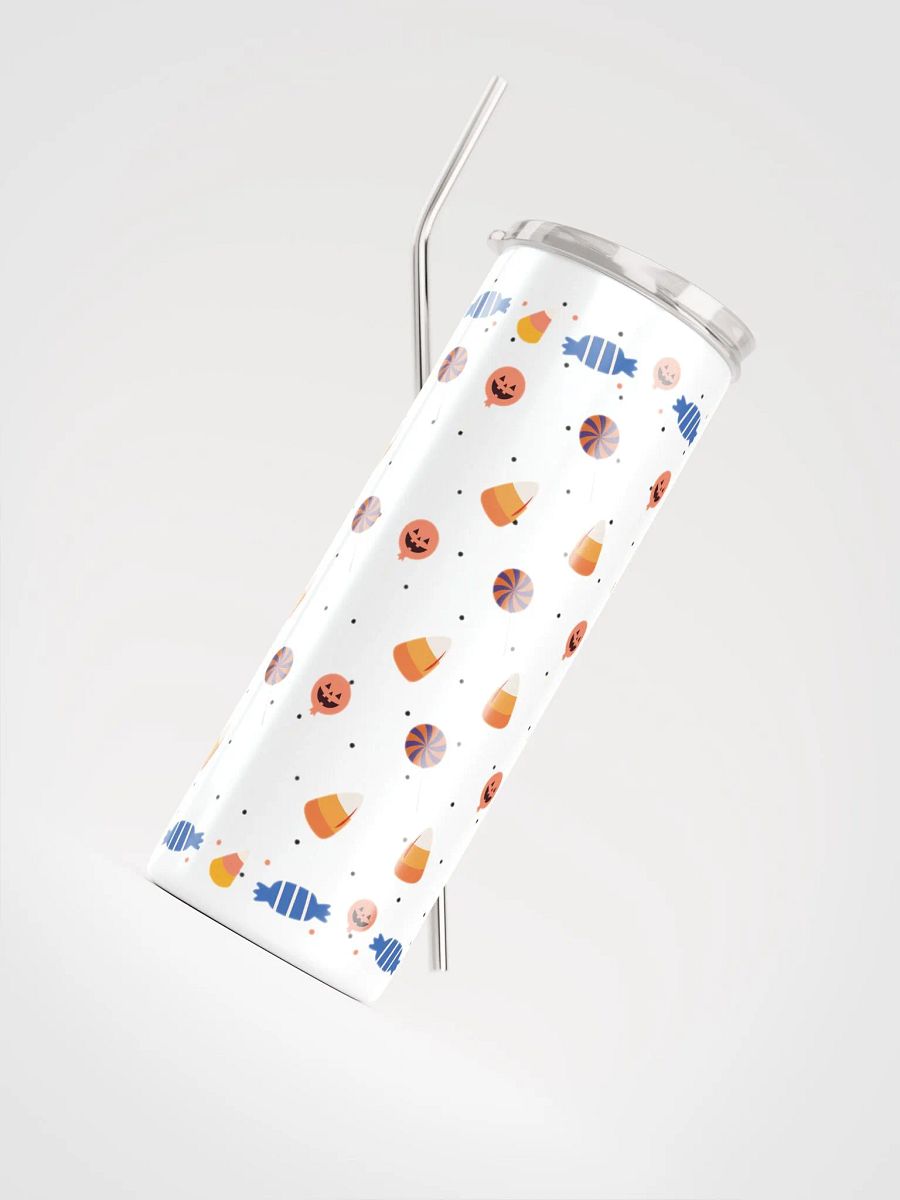Sweet Halloween Treats: 20 oz Stainless Steel Tumbler – Candy Pattern product image (4)