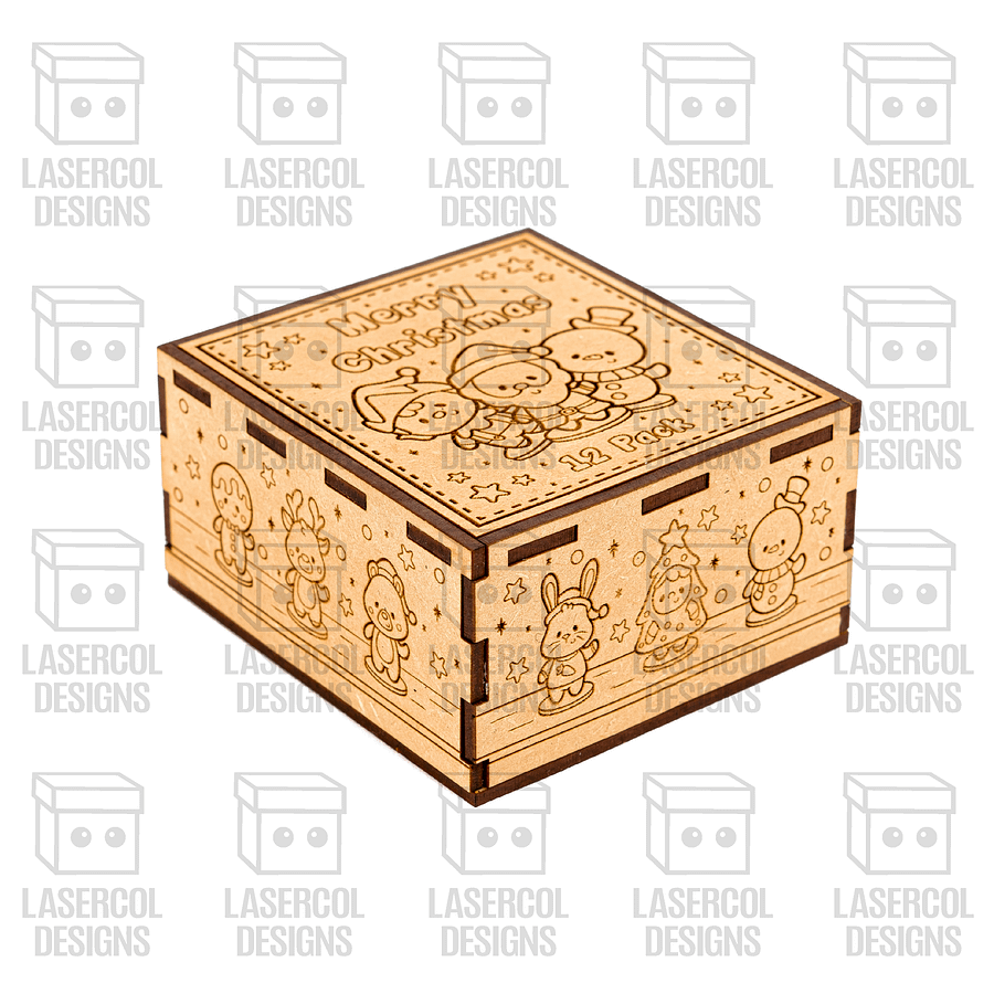 Christmas Characters Box - Laser Cut Files product image (4)