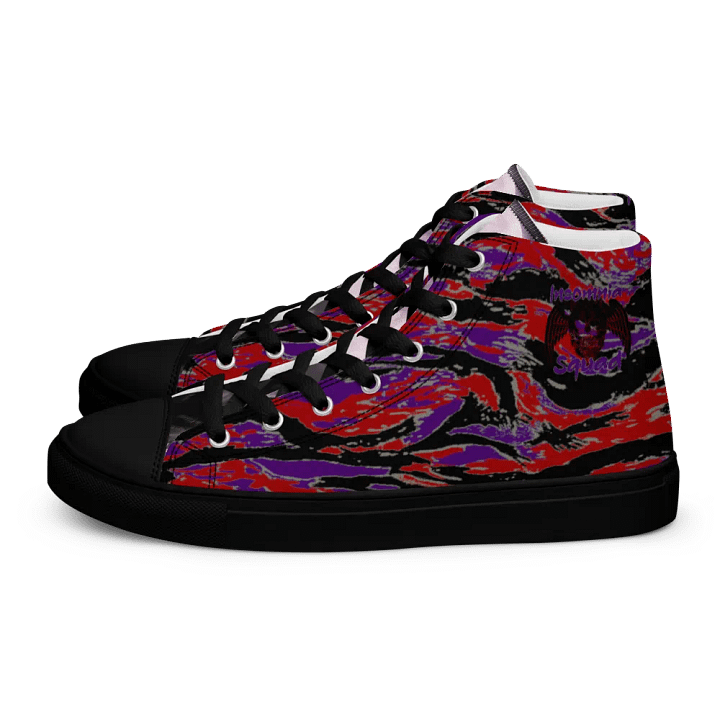 Women's Tiger Stripe Insomnia Squad Canvas Hi-Tops product image (2)