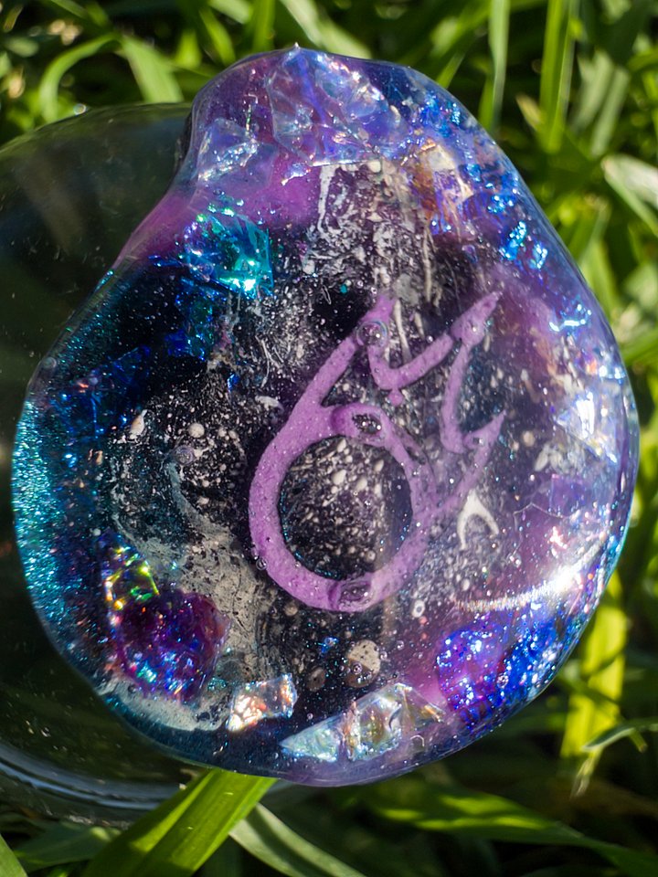 Iridescent Glimmer Black Mage Job Stone - Ready to Ship product image (1)