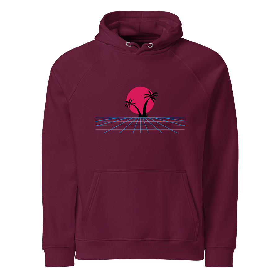 Retro Sun Palm Eco Hoodie product image (1)