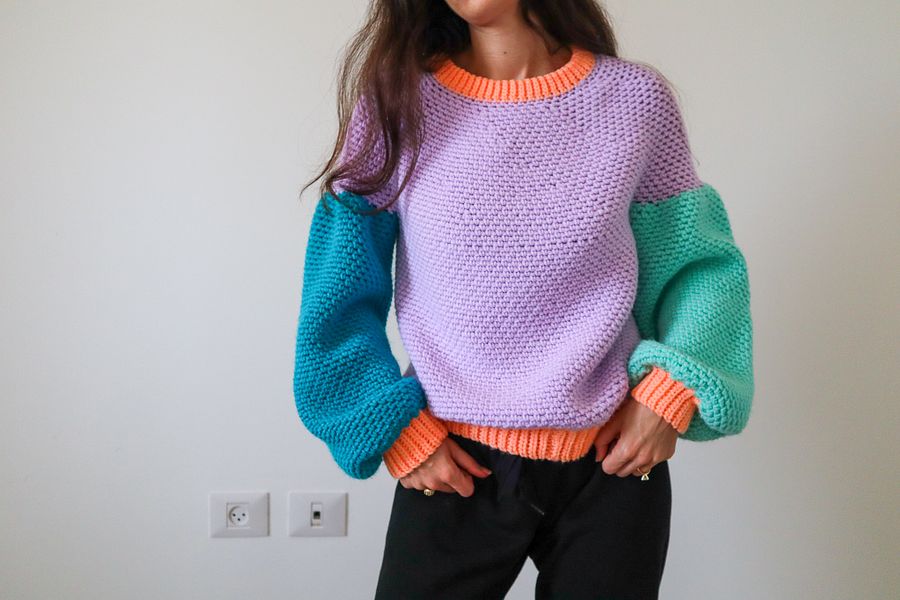 The Better Sweater - Worsted Weight Crochet Pattern product image (1)