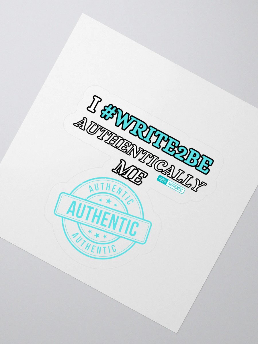 #Write2Be Authentically Me Sticker product image (2)