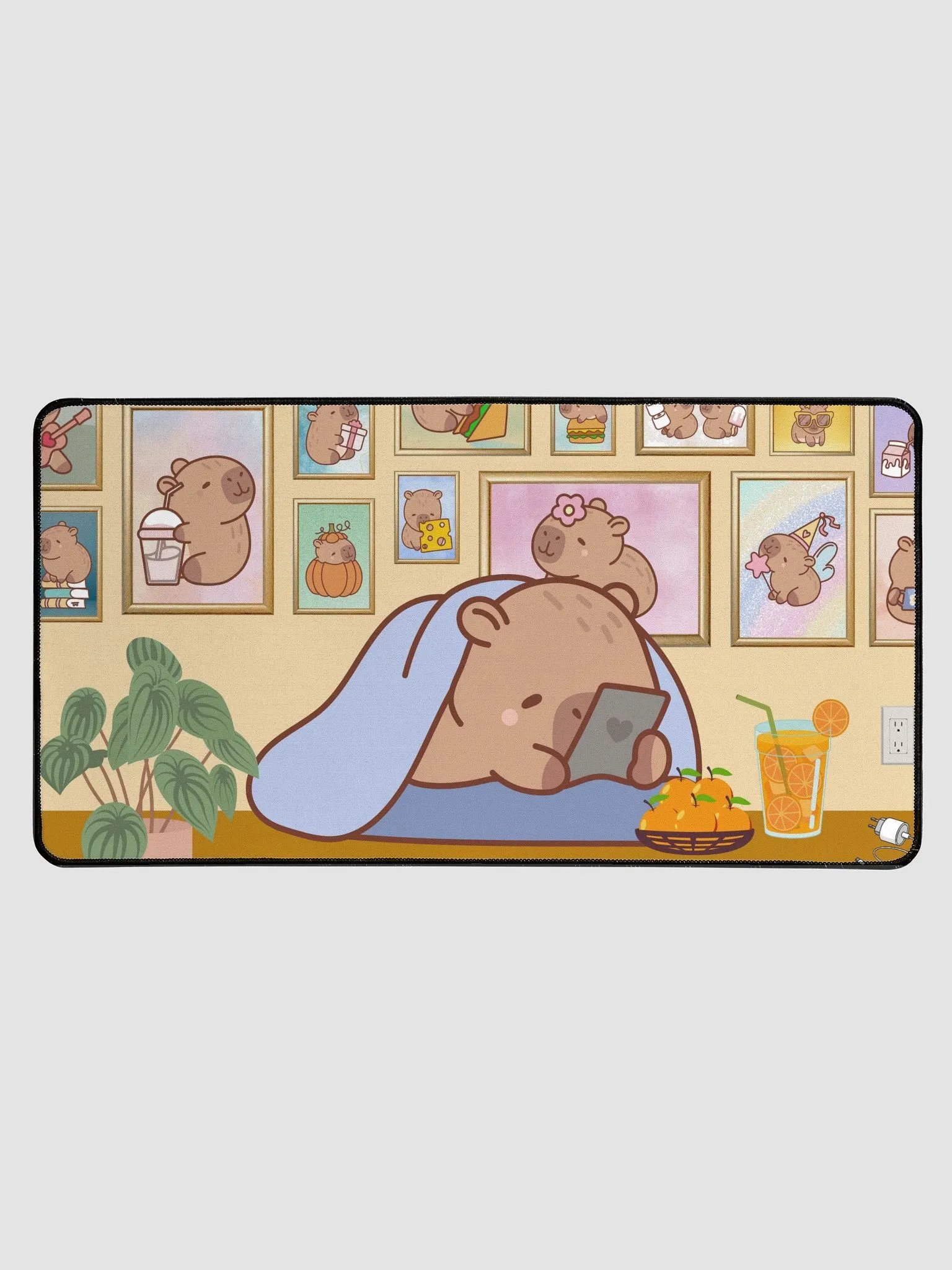 Cozy Capybara Desk Mat product image (1)