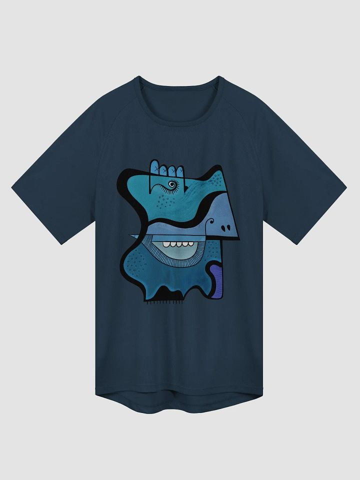 Blue Face on Polyester Tall Tee product image (1)
