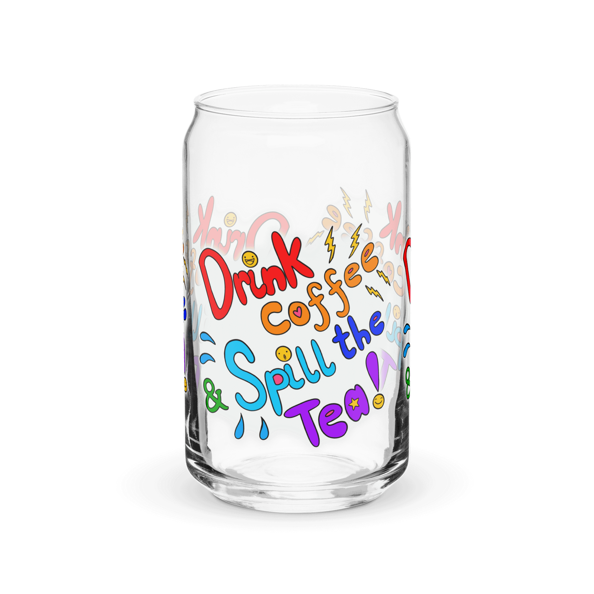 Drink coffee& spill the tea! (Colourful) product image (2)