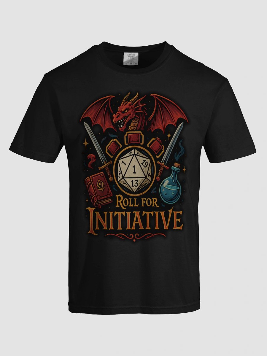 Dragon's Roll for Initiative T-Shirt product image (25)