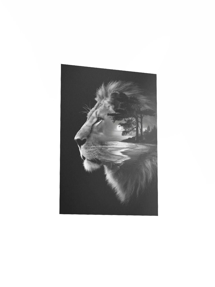 Lion Matte Poster Print product image (3)