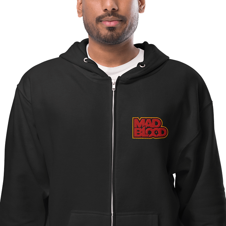 Zip Up Hoodie Stitched Logo product image (1)