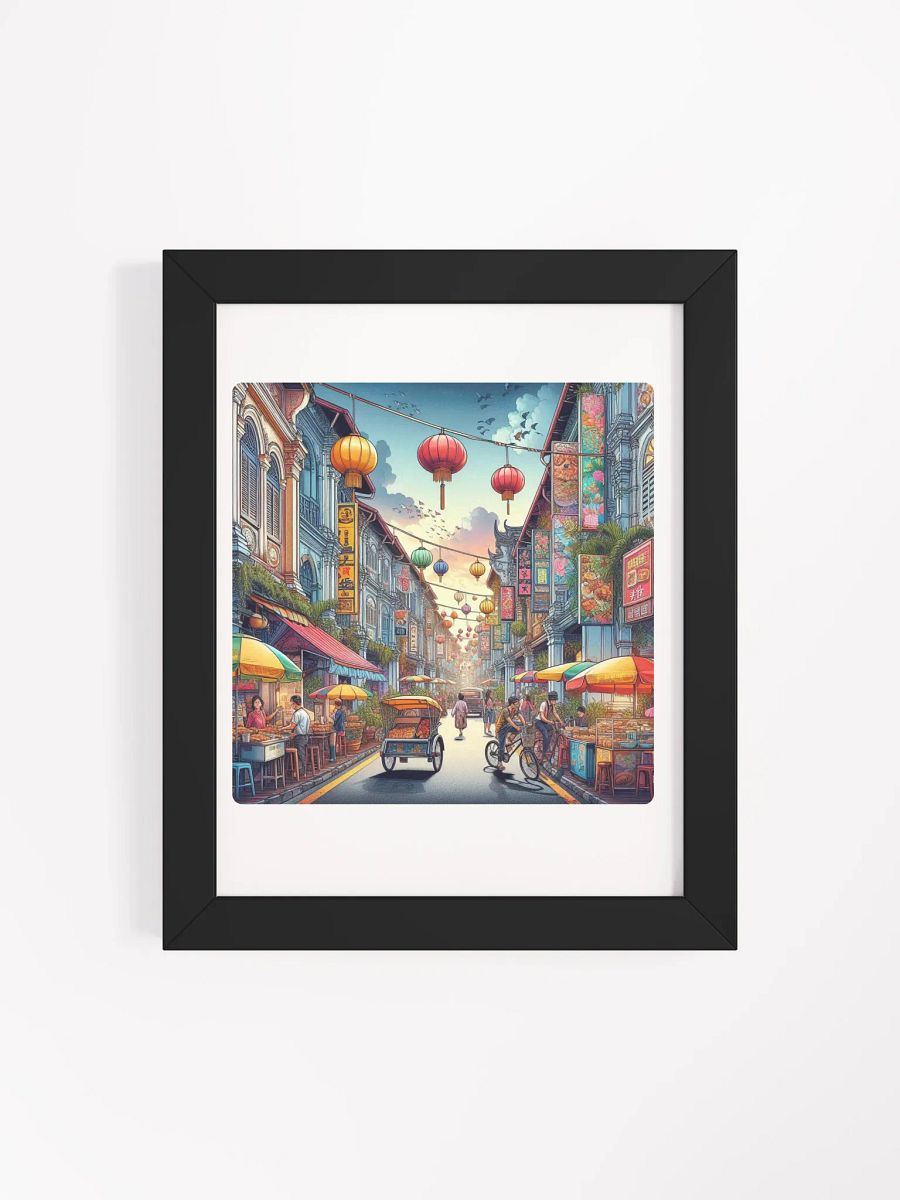 East Asian Street Festivity Poster | Ai Work penang city product image (41)