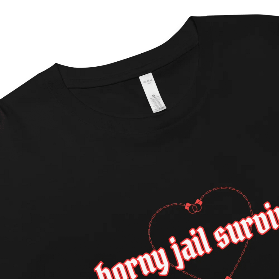 horny jail survivor- crop top (red) product image (4)