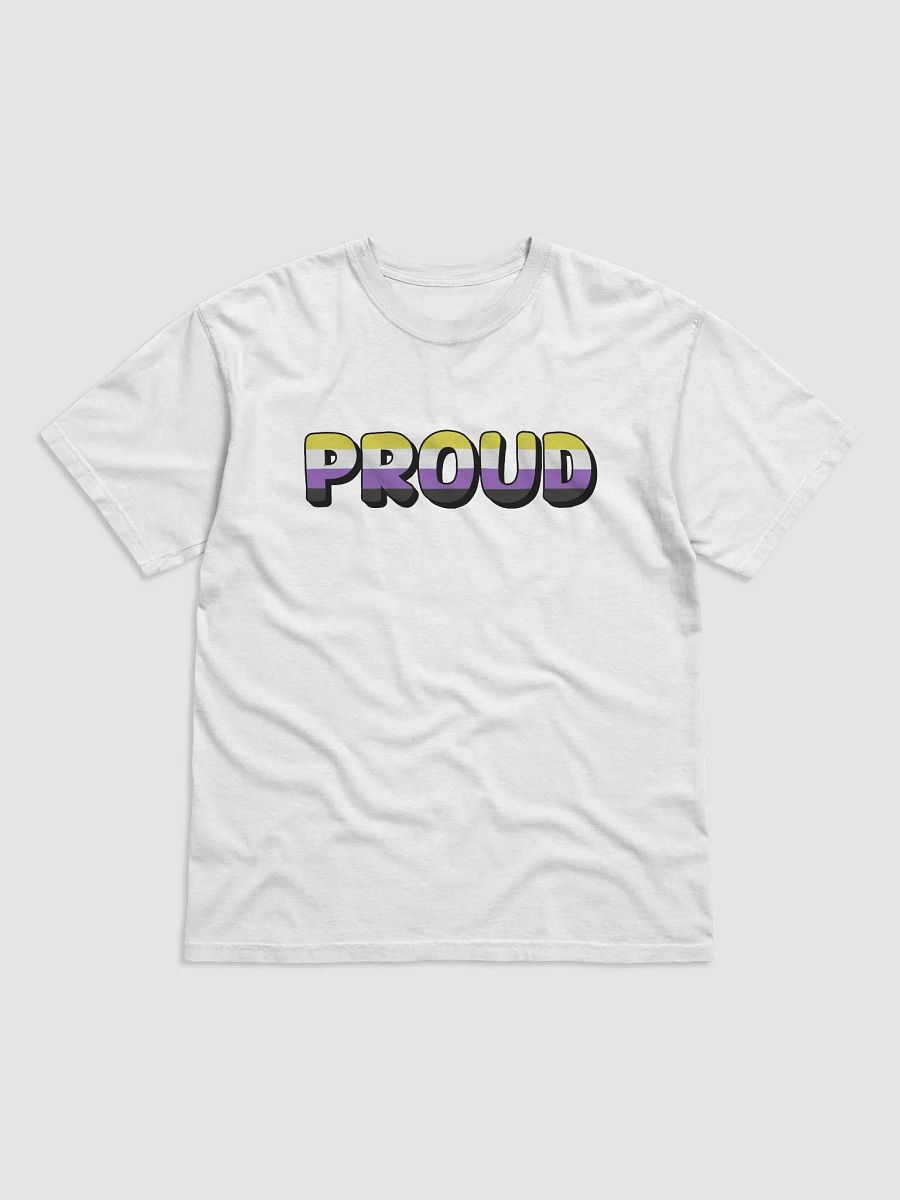 The 'PROUD non-binary' T-Shirt - White product image (1)