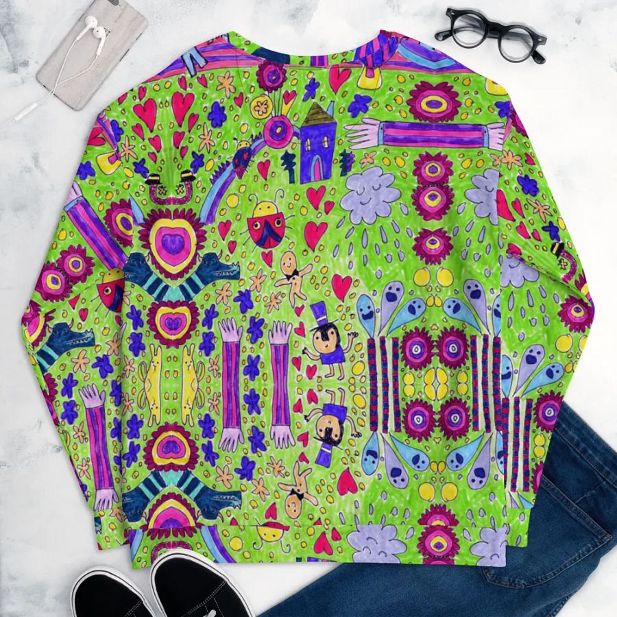 Abstract Doodle Life Unisex Sweatshirt product image (11)