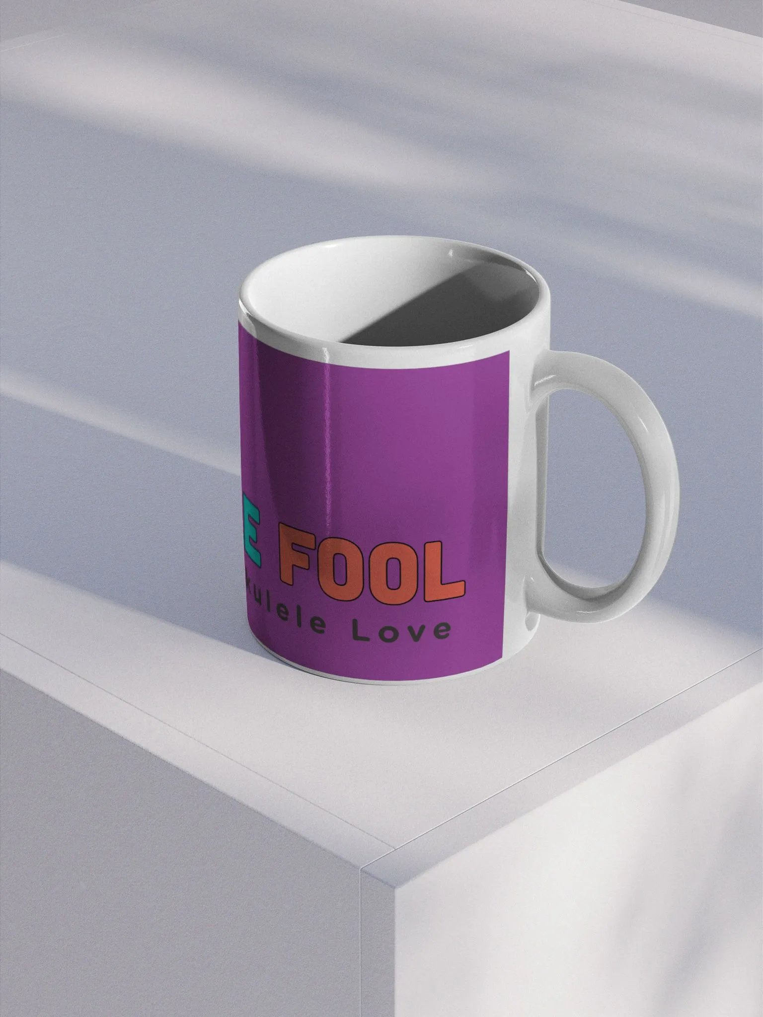 The Ukulele Fool Coffee Mug - Purple product image (2)