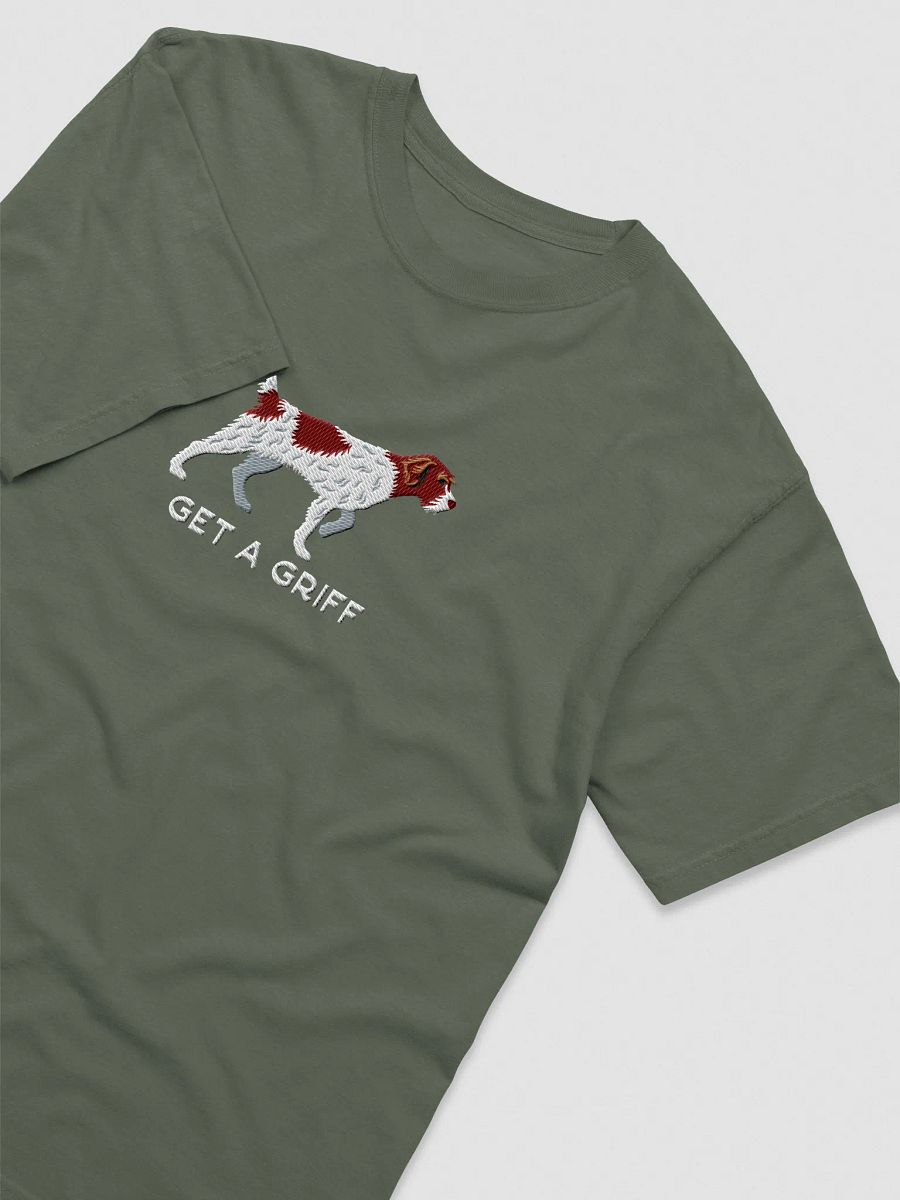 Get a Griff T-Shirt(Embroidered) of a Wirehaired Pointing Griffon(Liver & White) product image (27)