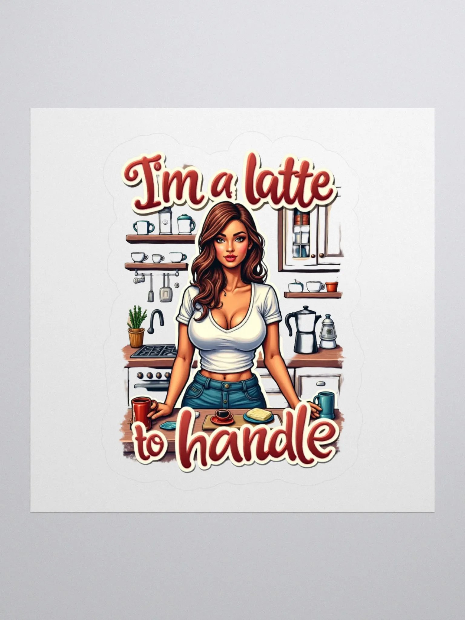 Latte to Handle Dream Sticker Set product image (1)