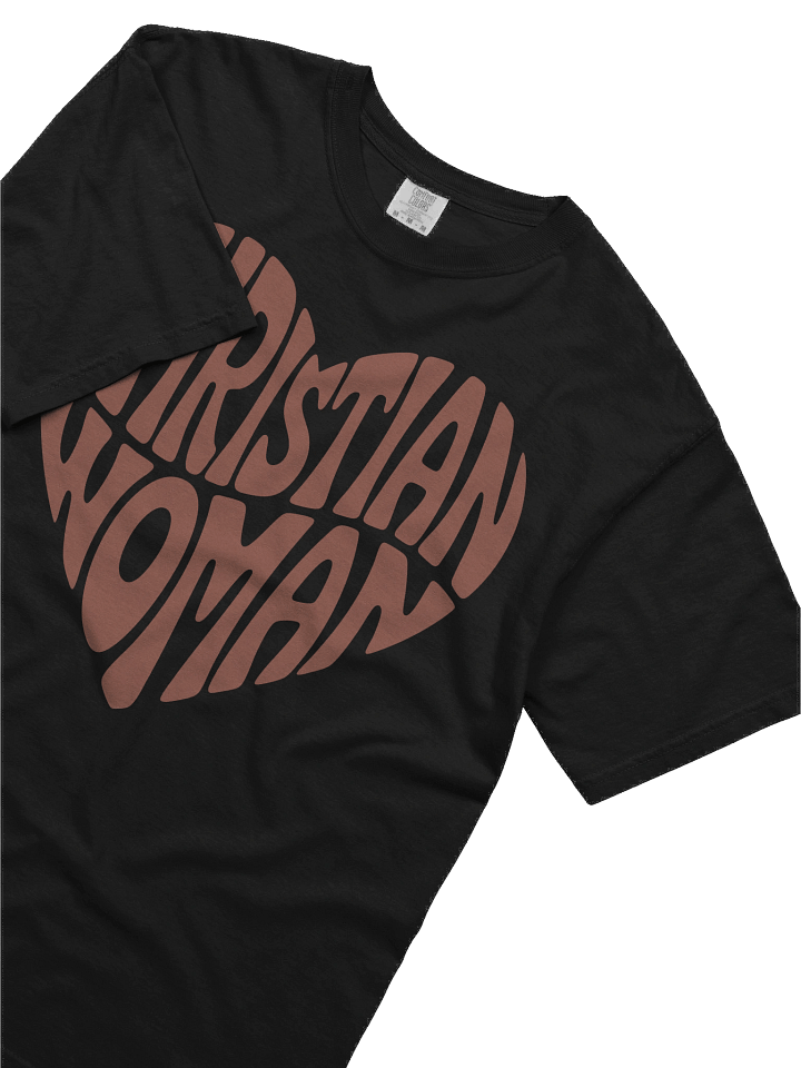 Christian Woman Heart Design Retro Style product image (2)
