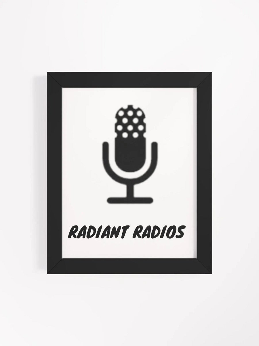 Rdiant Radios Wood Framed Matte Poster product image (41)