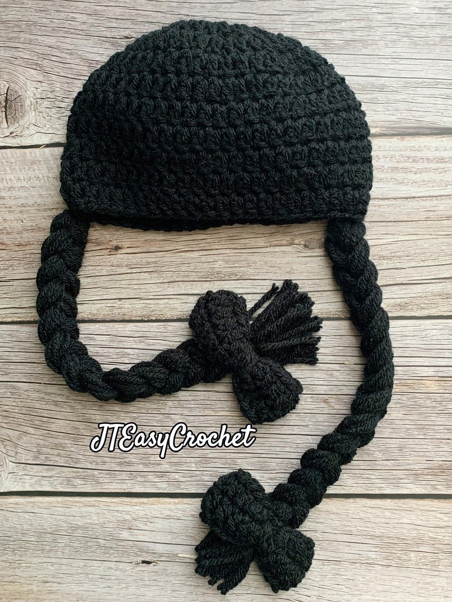 Crochet Wig Hats 3 in 1, Princess Hair Crochet Pattern product image (3)