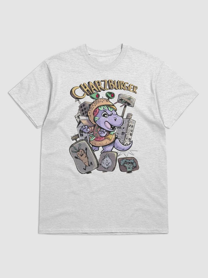 Dinosaur Hamburger Rampage T-Shirt - Whimsical Costume Tee product image (1)