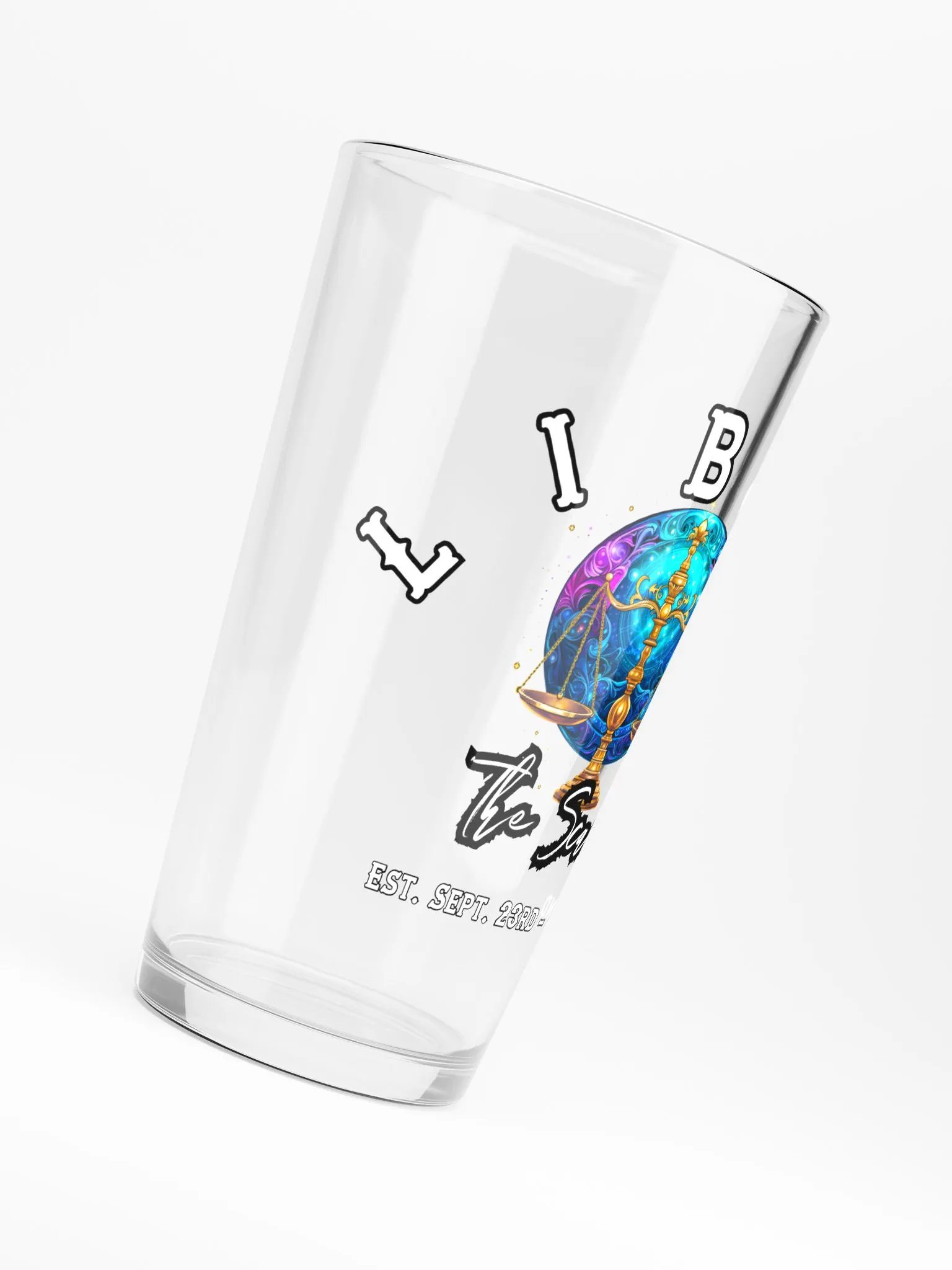 Libra - Zodiac Shaker Pint Glass product image (6)