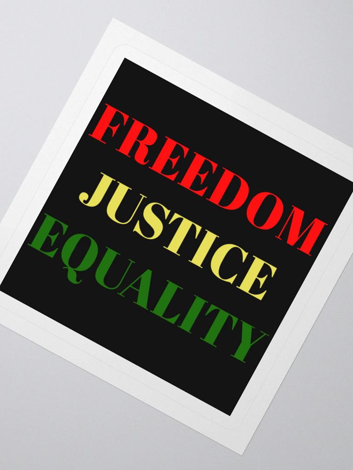 Freedom, Justice, Equality Sticker Set product image (4)